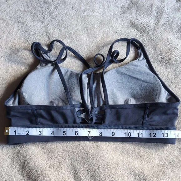Born Primitive Women's Navy Blue Bralette sports bra size large - Picture 4 of 5